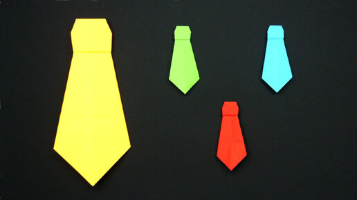 Как сделать галстук–бабочку из бумаги: 6 шагов