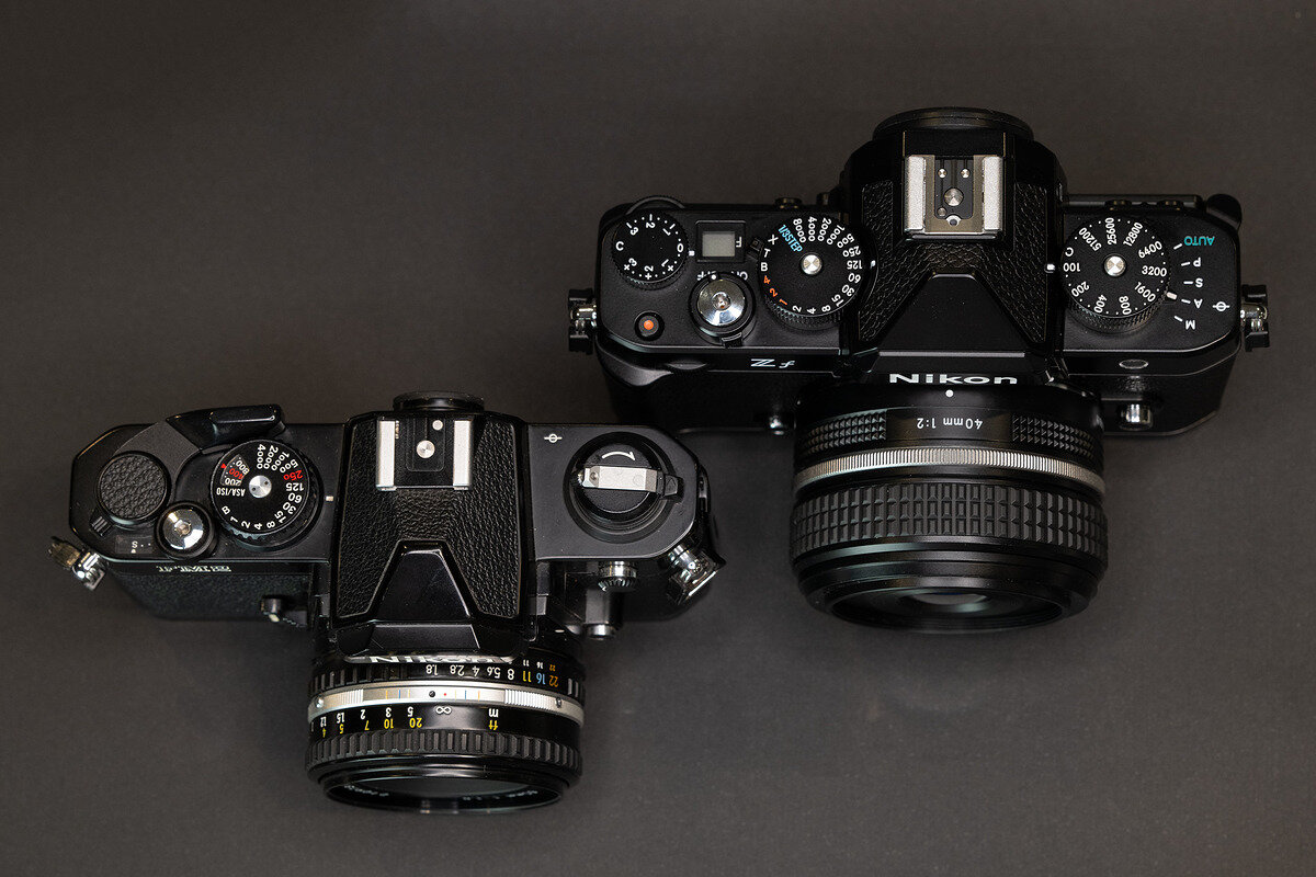 Полный кадр в стиле ретро от Nikon - Zf. FujiFilm нервно курит в ...