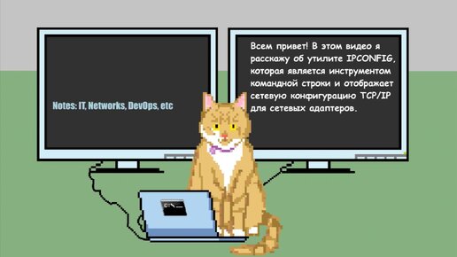 Утилита IPCONFIG | Заметки оцифрованного кота | Notes: IT, Networks, DevOps, etc.