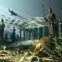 Атлантида - один из гипотетических островов в Атлантическом океане, когда-то поглощенный водой, чью трагическую историю изложил философ Платон в своих двух "Диалогах".

