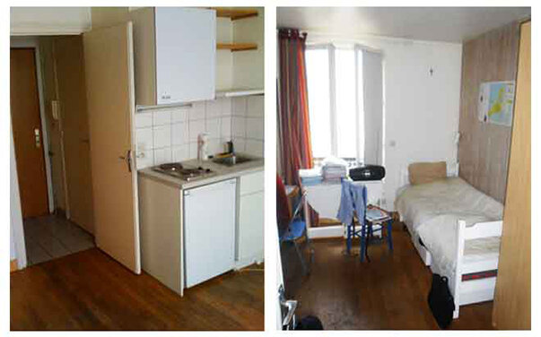 Милая студенческая квартирка в Париже площадью всего 15 м²