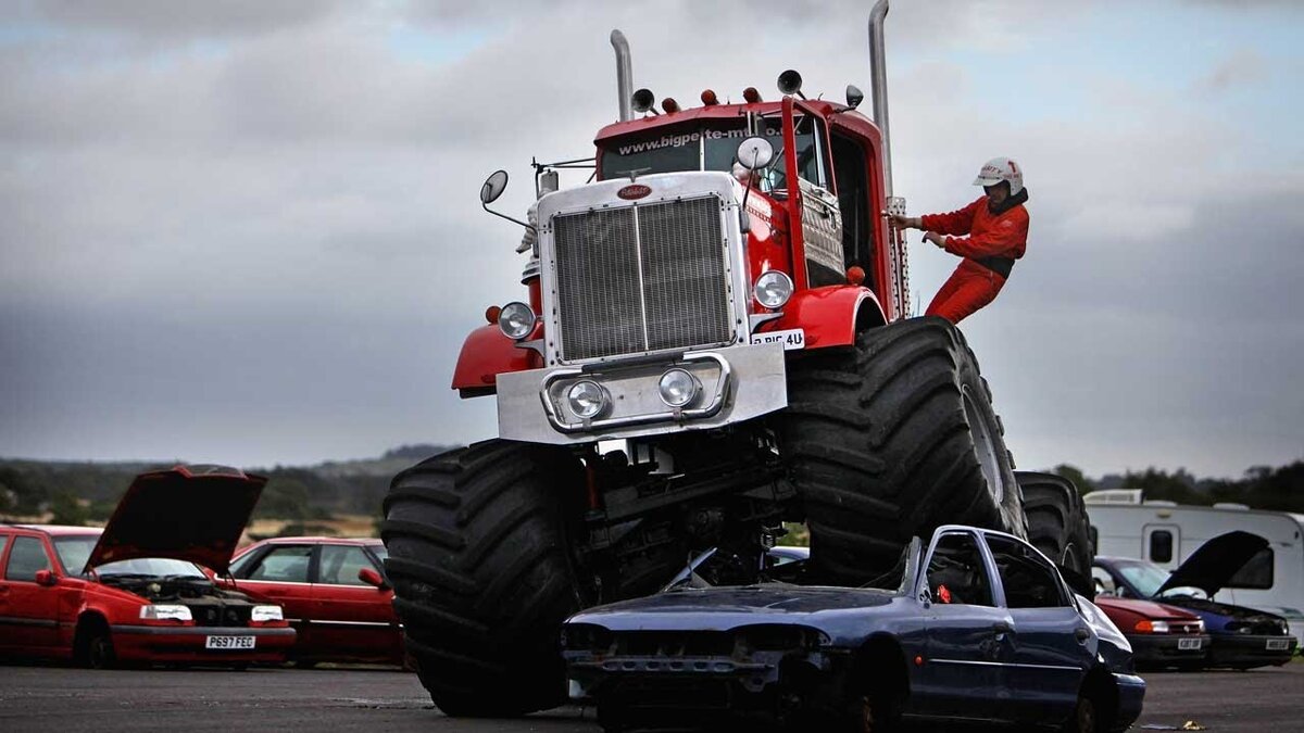 История появления знаменитого Monster Truck | разные | Дзен