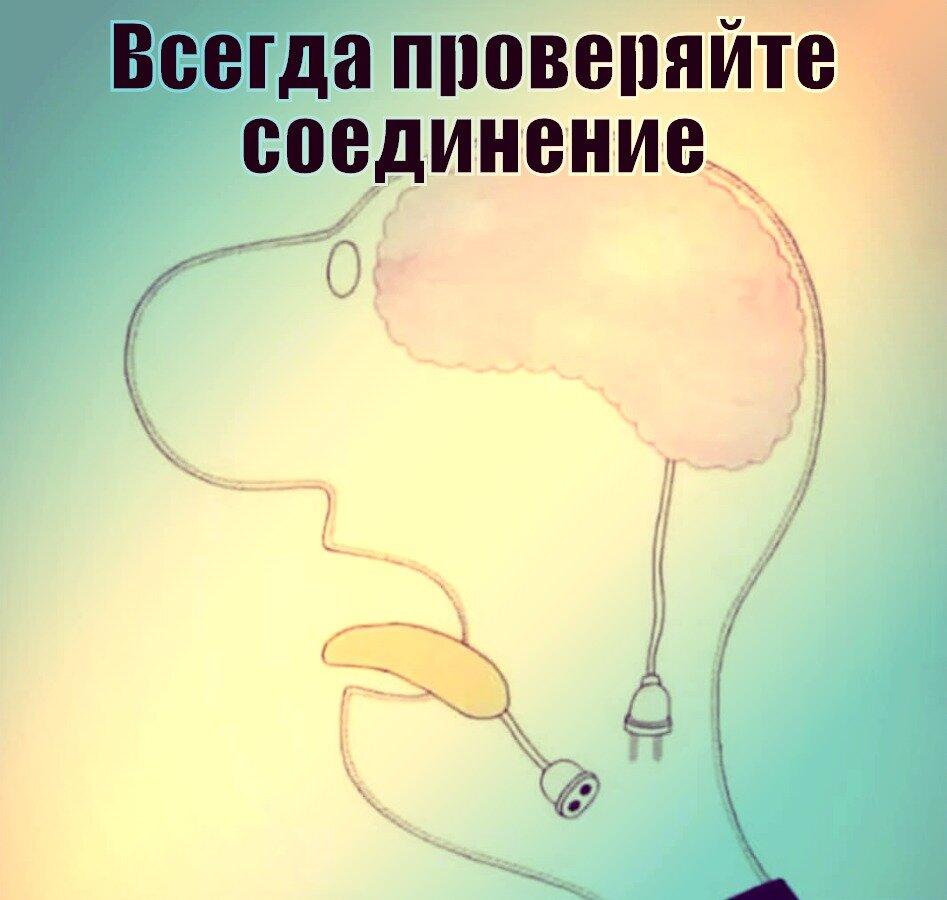 Всегда проверяйте есть ли соединение картинка