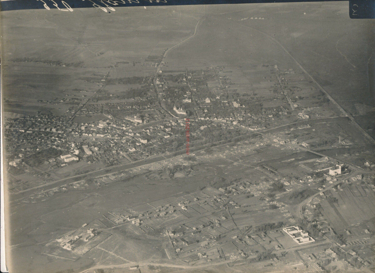 Слоним с высоты птичьего полета, 1916 год