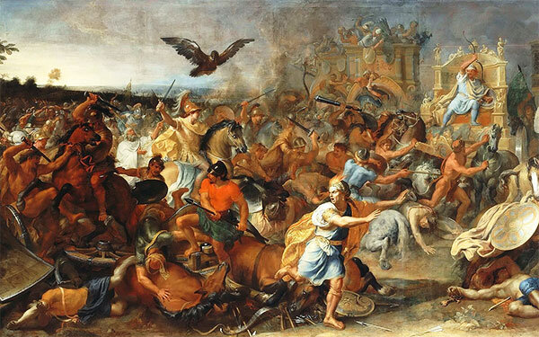 Ш. Лебрен. Битва при Гавгамелах