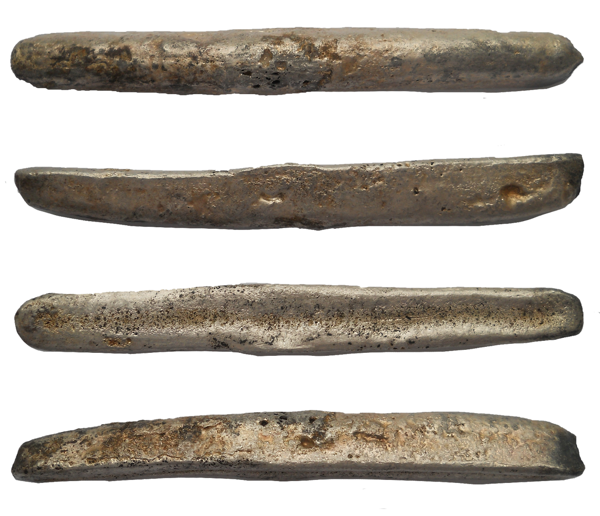 Массивные слитки серебра установленного веса и формы. Они были удобнее чем монеты для оптовой торговли и уплаты значительных денежных сумм.