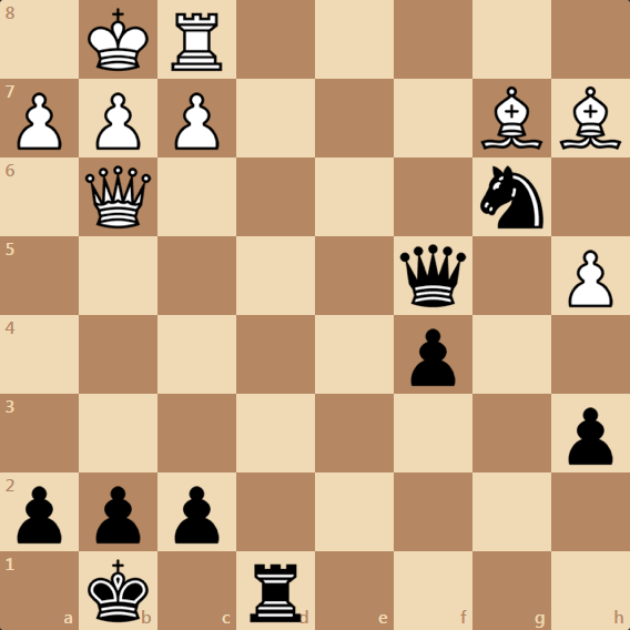 Задача по шахматам. Мат в 3 хода.