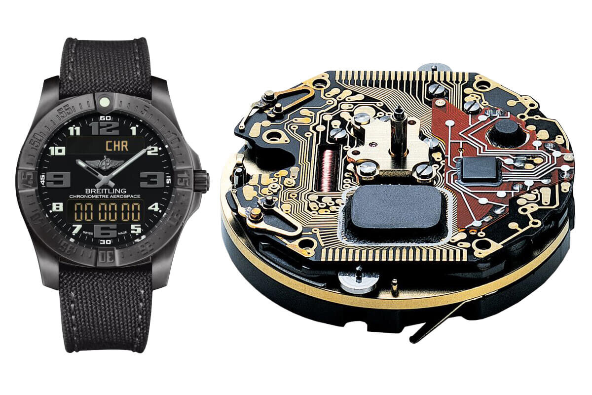 Breitling Aerospace Evo Black Titanium и механизм SuperQuartz™