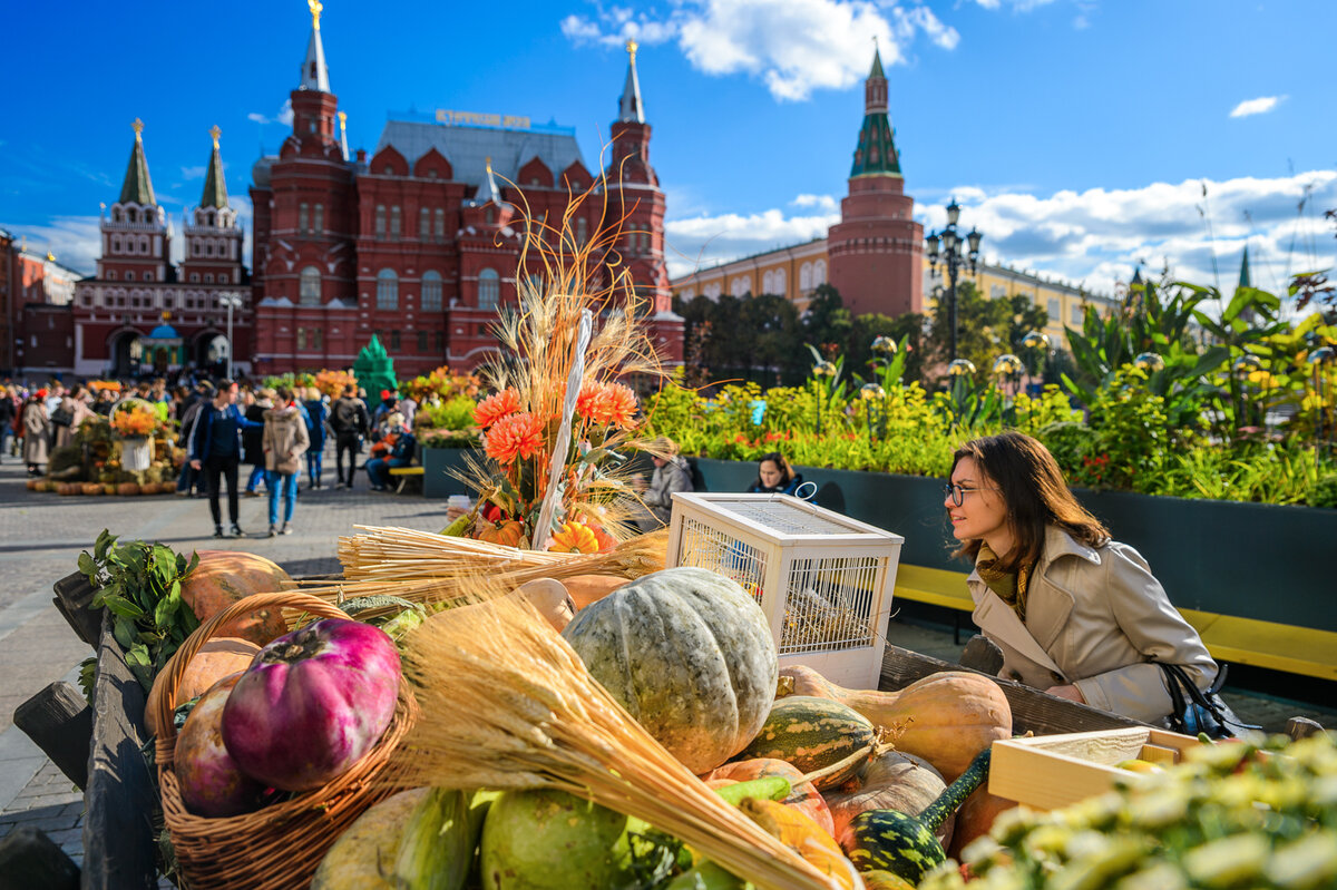 осень на красной площади