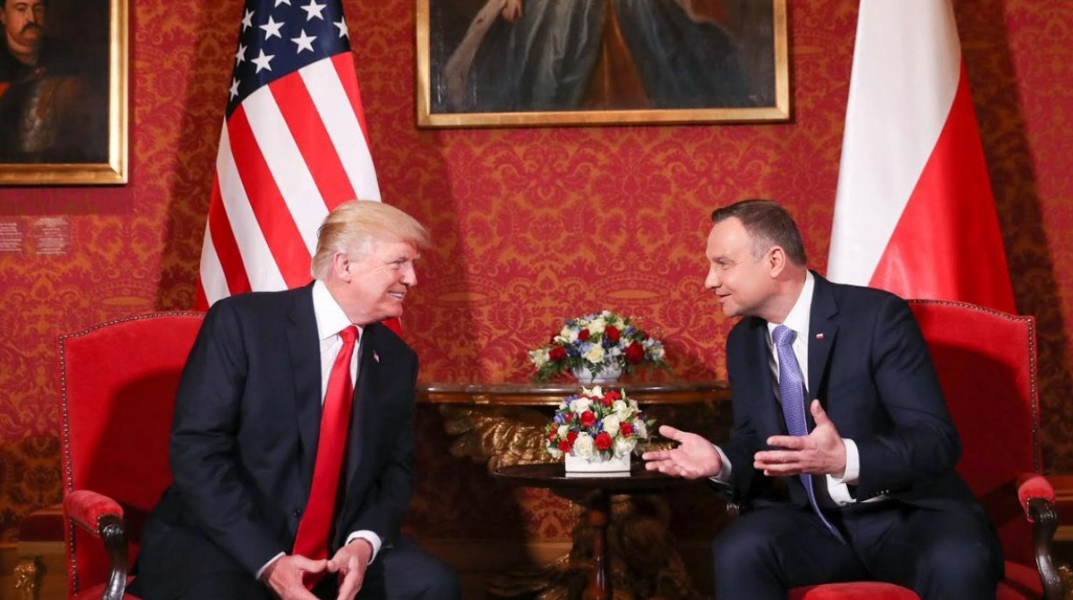 Анджей Дуда и Дональд Трамп 