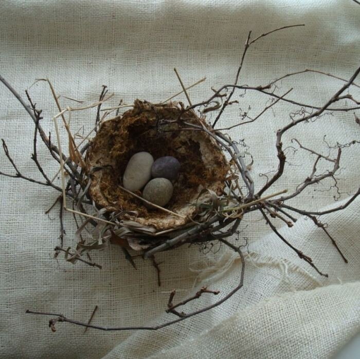 Декоративное гнездо своими руками