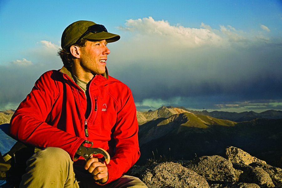 Арон Ралстон на одном из своих восхождений