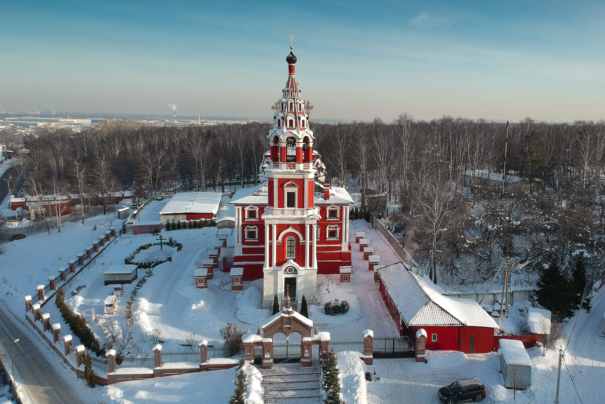 Казанский храм Казанской Божьей Казань зимой