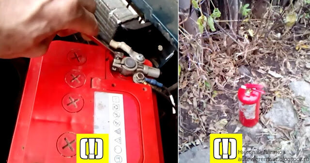 Замена топливного фильтра ВАЗ-2107i инжектор