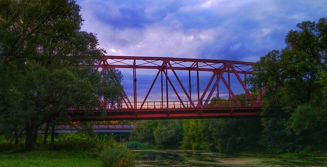 Вид моста с берега. фото с яндекс картинки