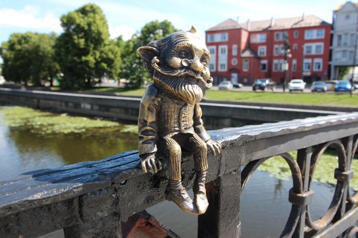 Хомлин на Меловом мосту в Калининграде. Фото: Иван Марков