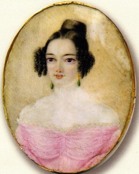 Неизвестный художник. Екатерина Сушкова. Миниатюра