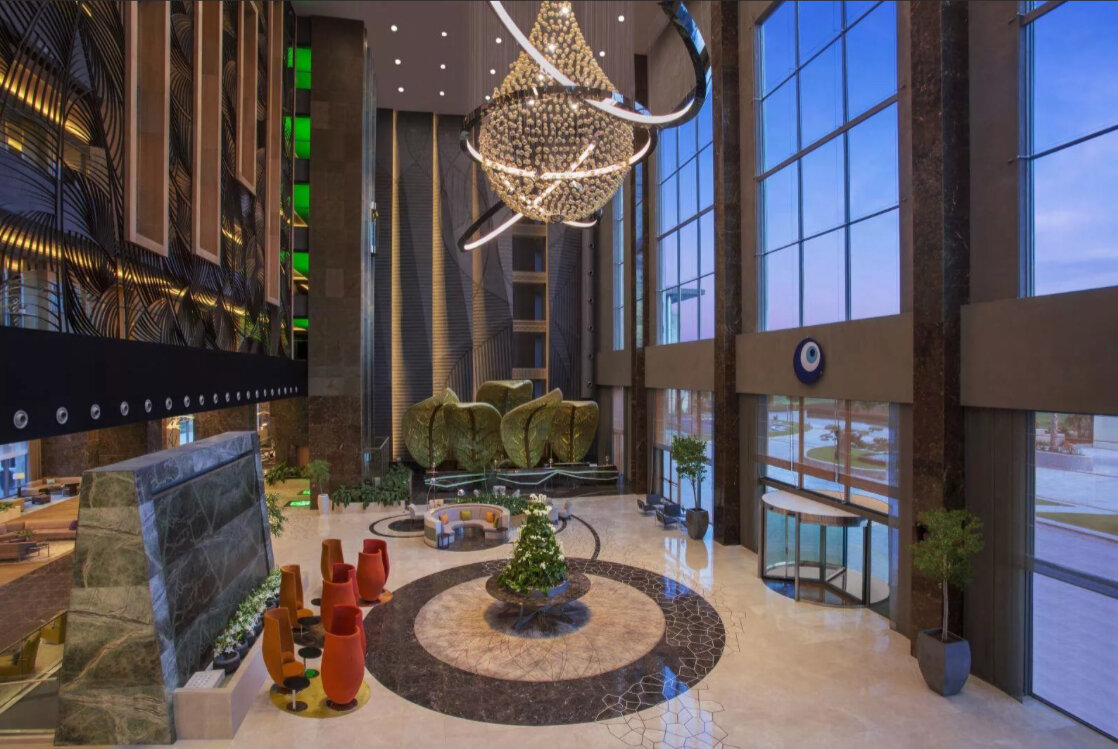 Хол нашего отеля