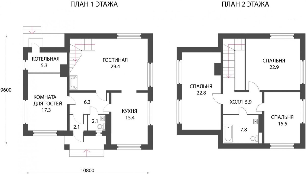 Изначальный проект нашего дома