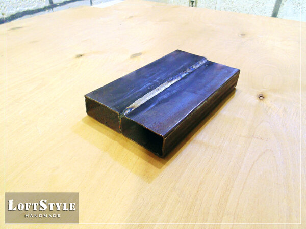 Готовый шов, вид сбоку