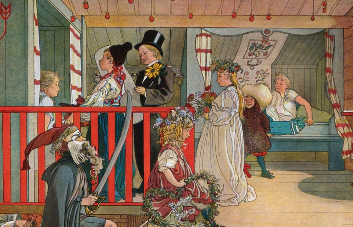 Фрагмент картины Карла Ларссона