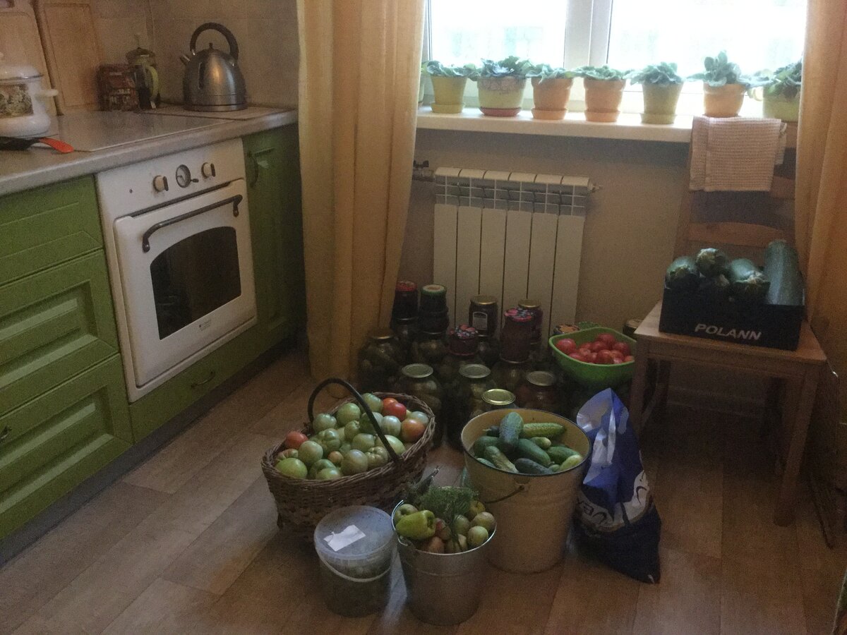 Моя кухня в пору заготовок