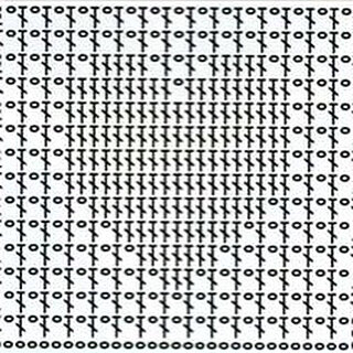 Схема вязаного сердечка