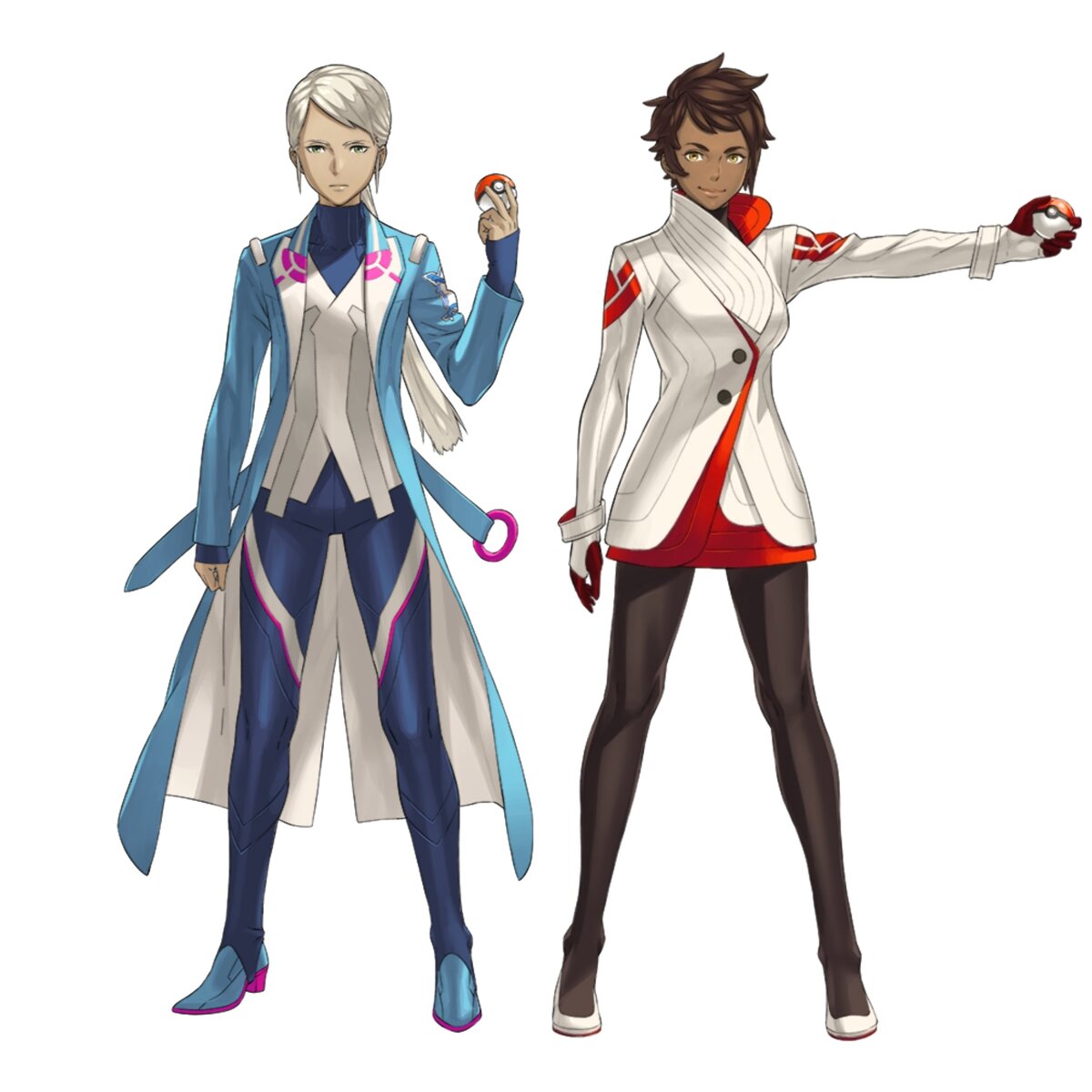 Лидеры команды Mystic и Valor