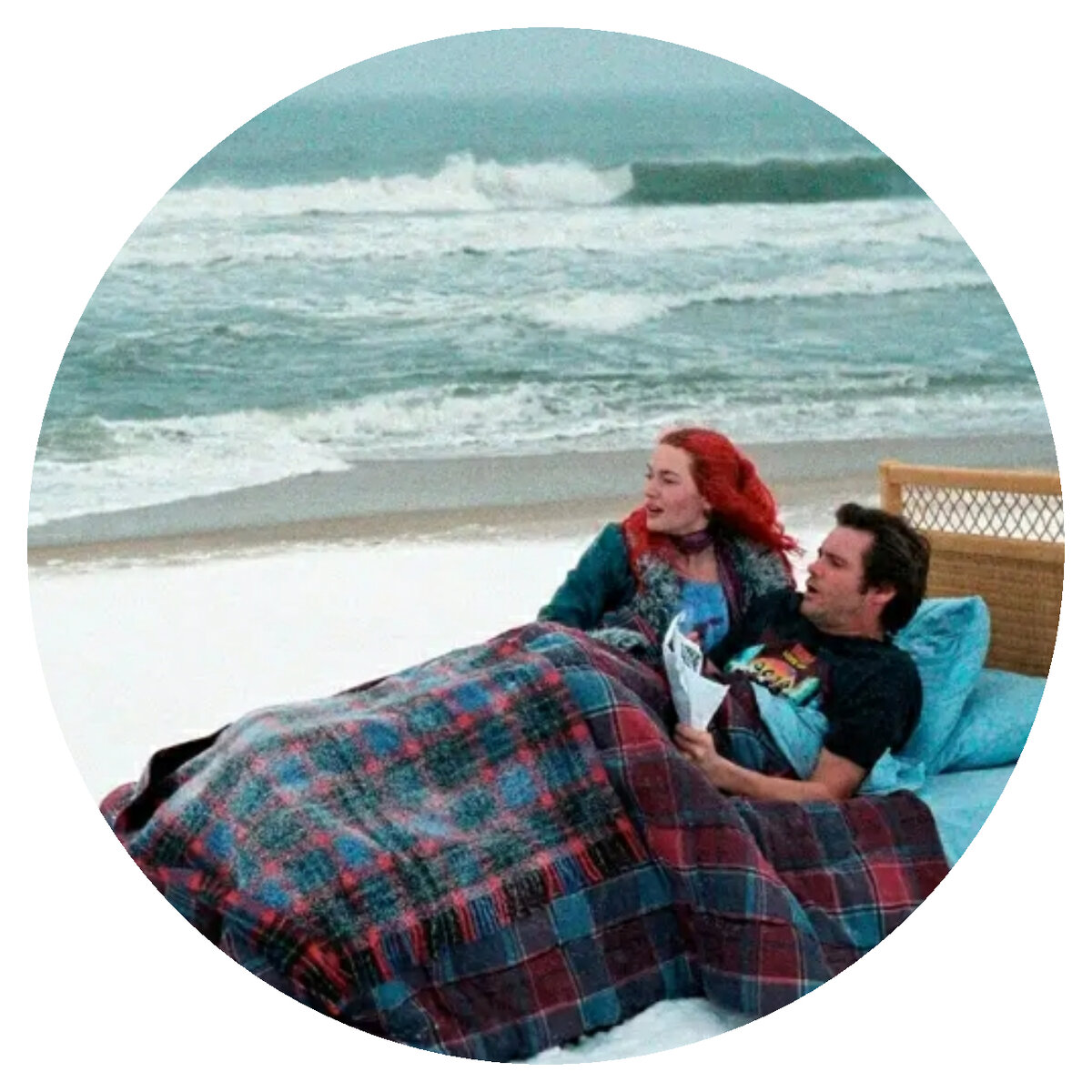 Момент из фильма "Вечное сияние чистого разума"