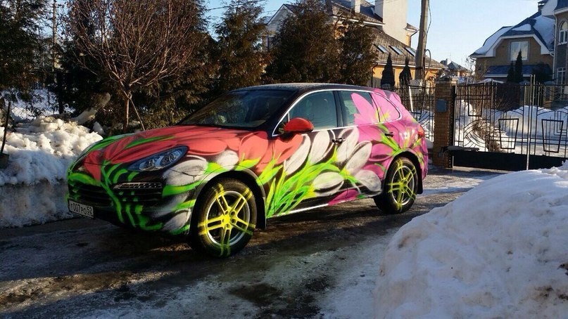 Автооткрытка на 8 марта