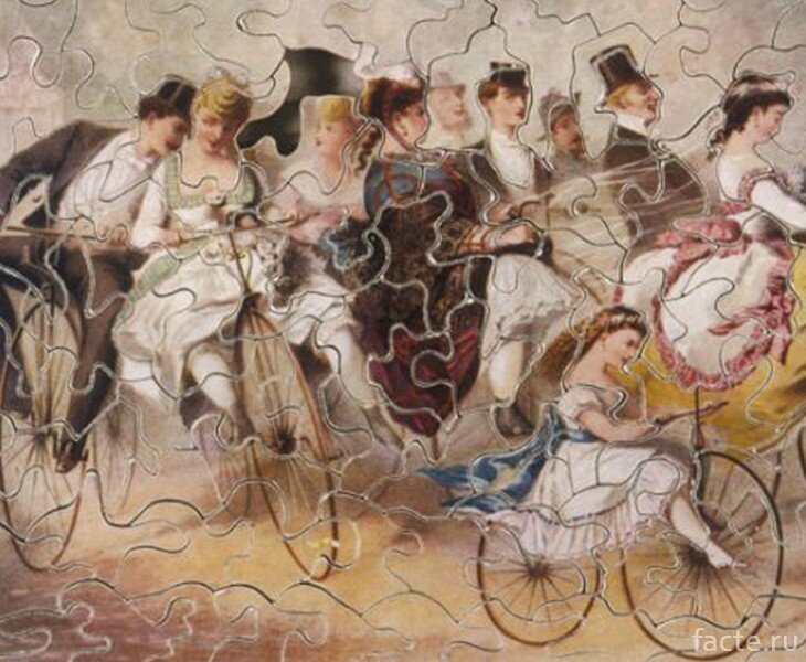 Так выглядели пазлы, собираемые знатью