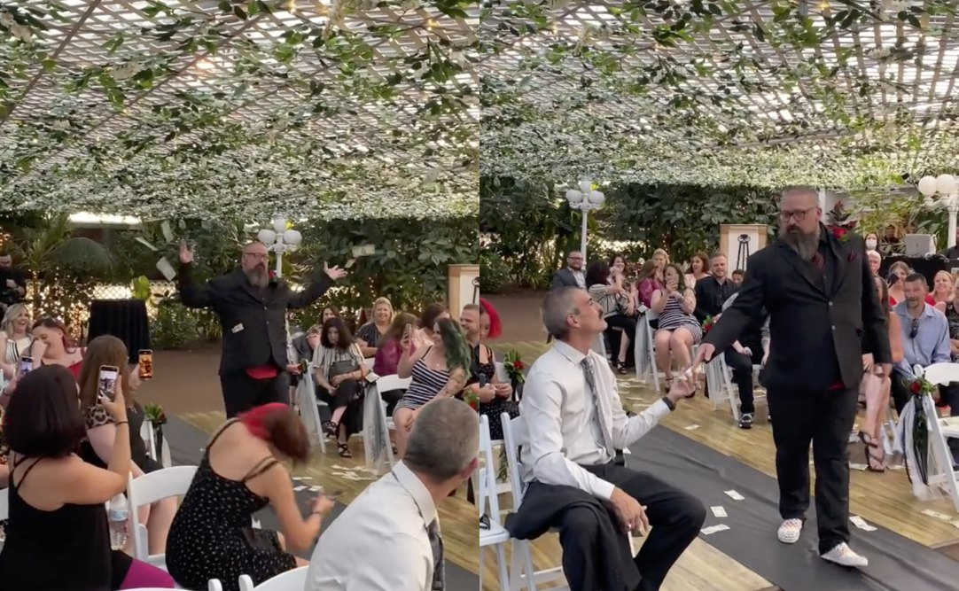 Кадр из видео © TikTok / vegasweddingplanner 