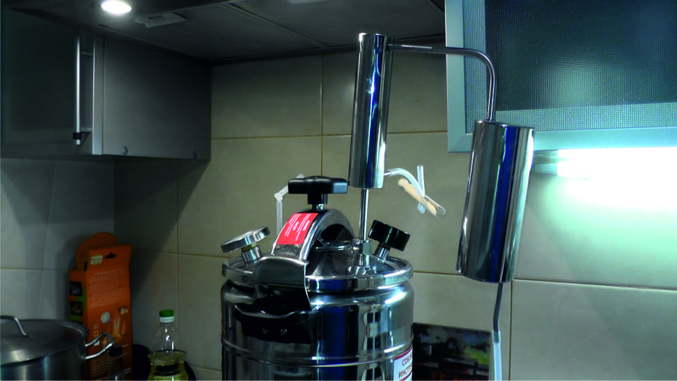 Аппарат в собранном виде.