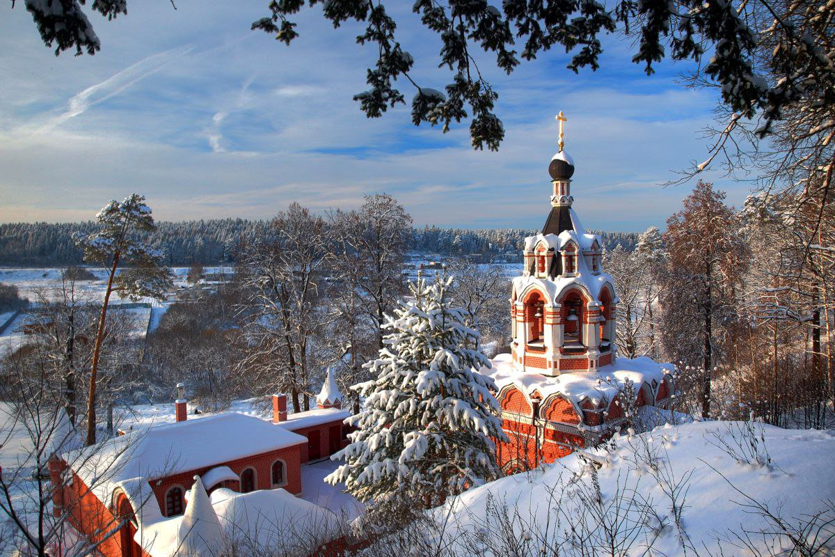 Звенигород монастырь осень