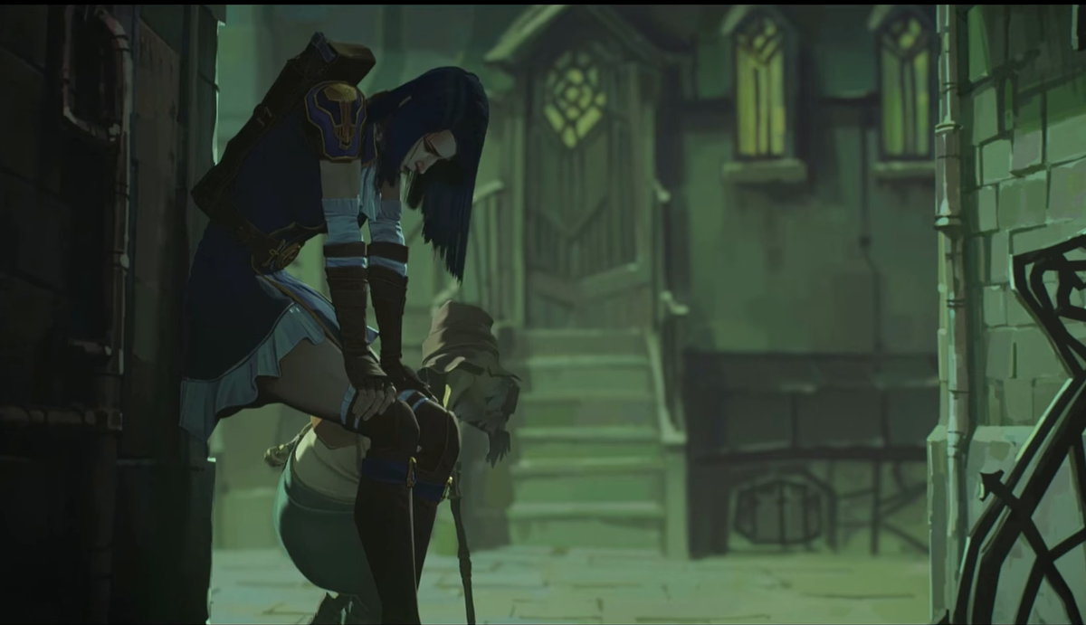 Кадр из мультсериала "Аркейн" (2021) 