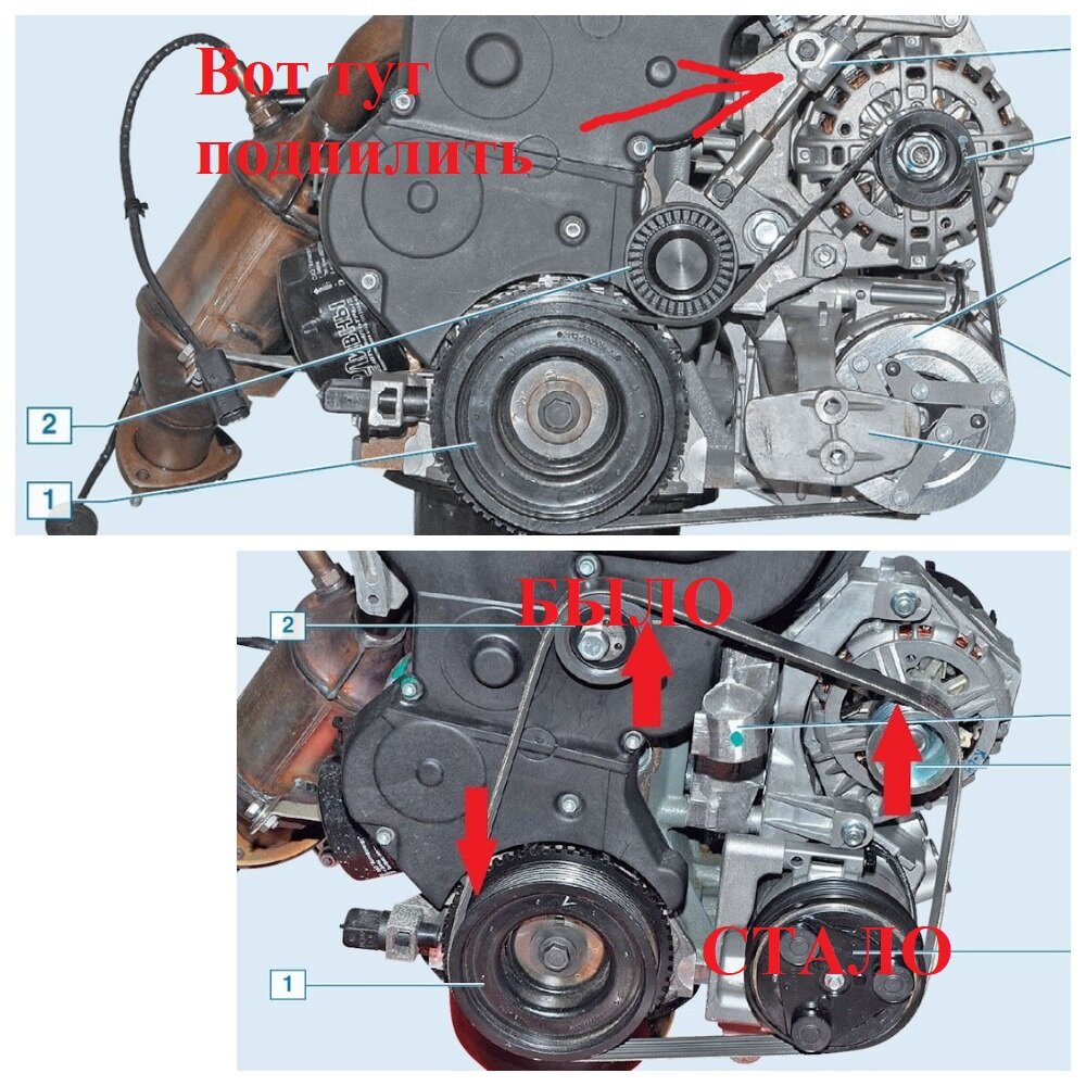 Натяжитель ремня генератора на ЛАДА ГРАНТА , (LADA GRANTA) купить, цена, продажа