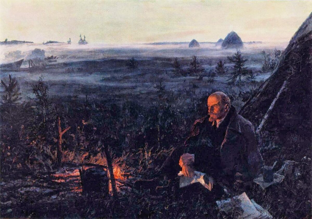 Красный ильич картина - 88 фото