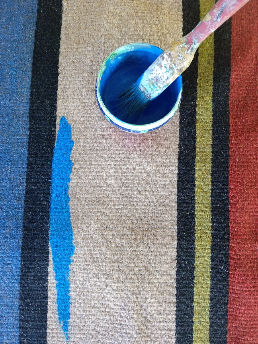 Первый мазок! 