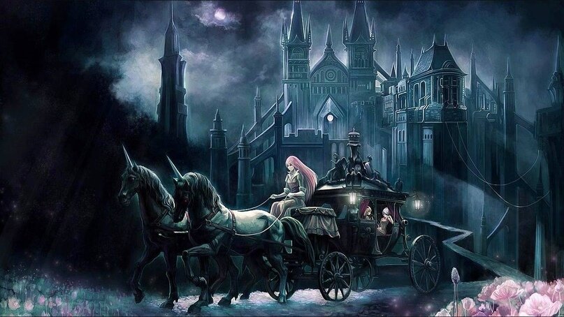 Выбор сделан. Принцесса Джаел под покровом ночи покидает родовой замок