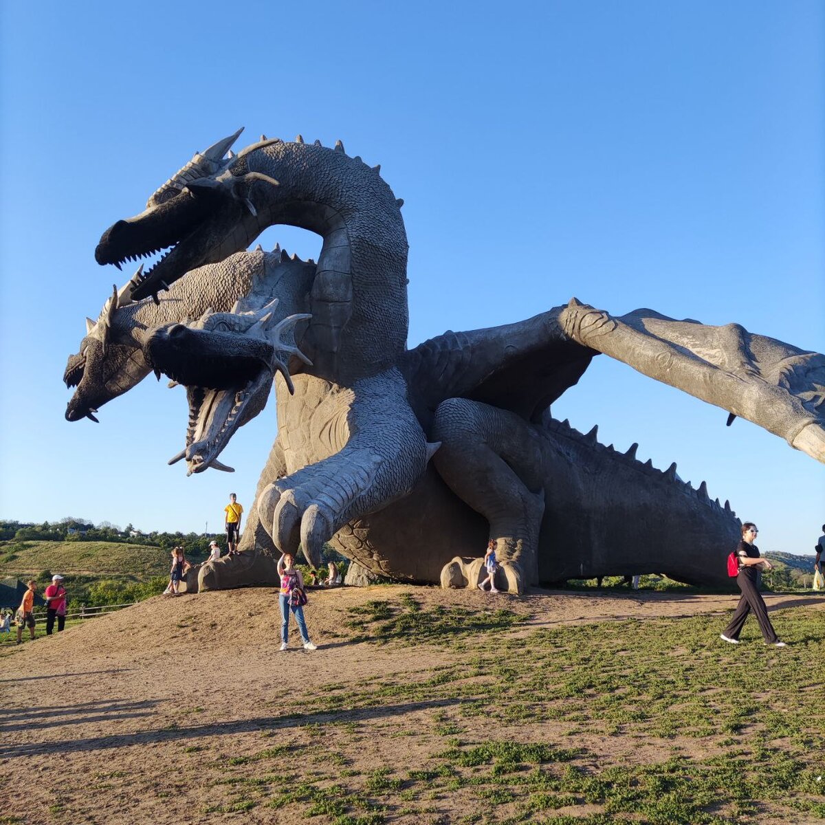 Кудыкина гора. Липецкая область. Змей Горыныч реально крутой.