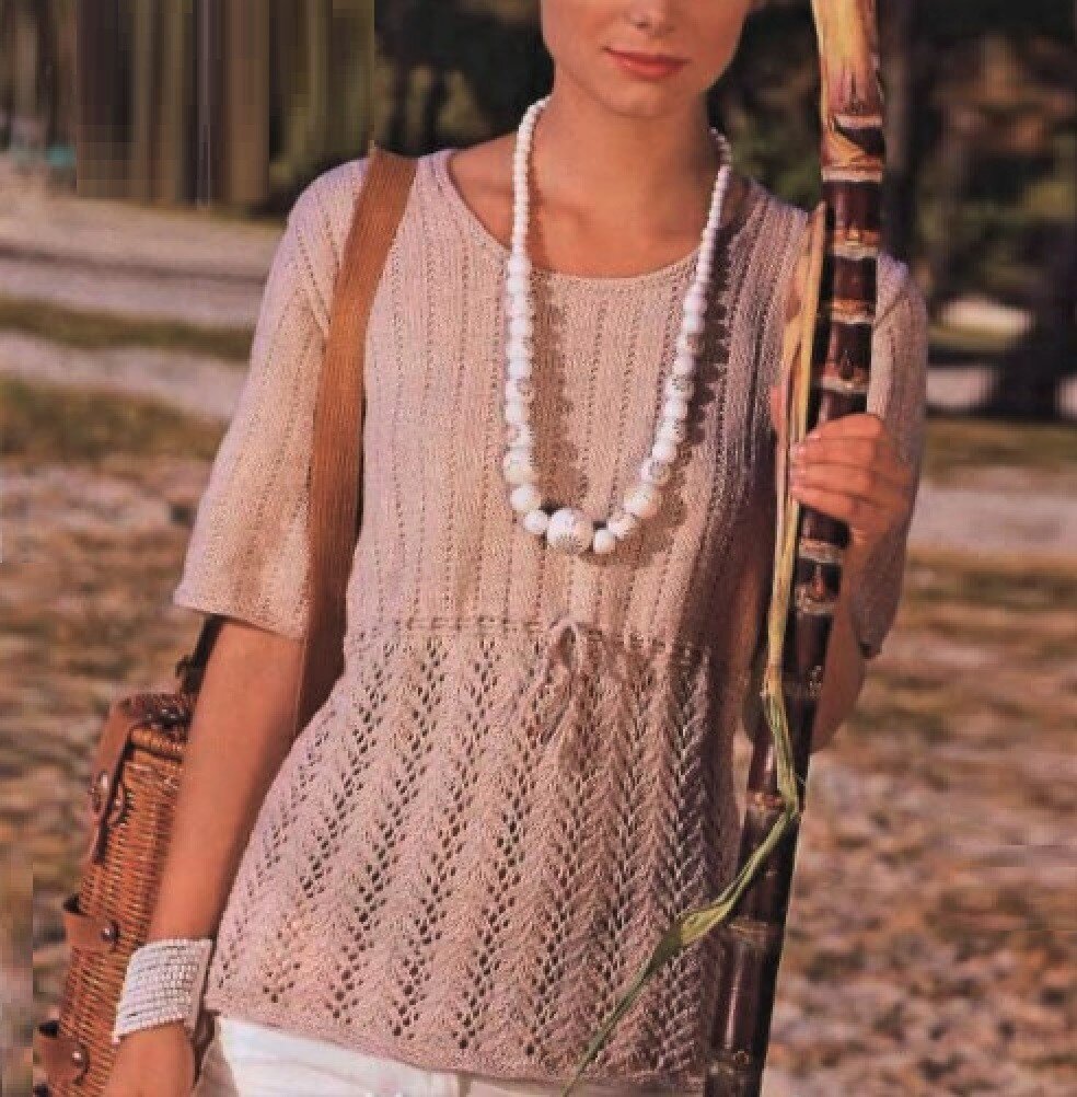 Из журнала по вязанию.