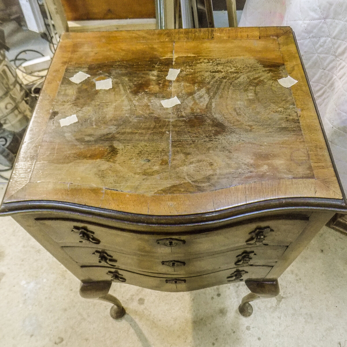 Комод до реставрации