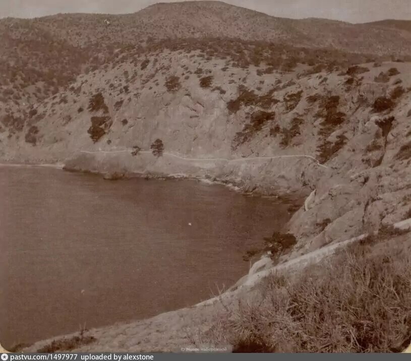  1905. Тропа Голицына на участке с мыса Капчик на Царский пляж