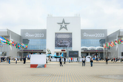    Андрей Воробьев на форуме «Армия-2023» в КВЦ "Патриот" ©Константин Семенец Пресс-служба Губернатора и Правительства Московской области