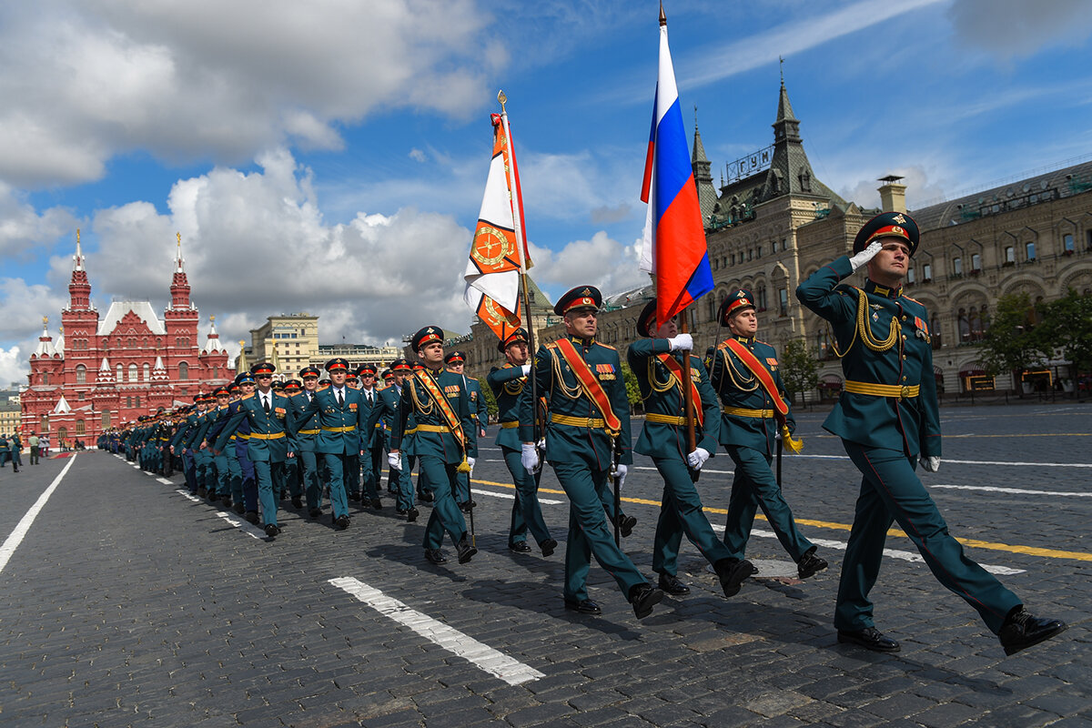 Московский Кремль парад Победы