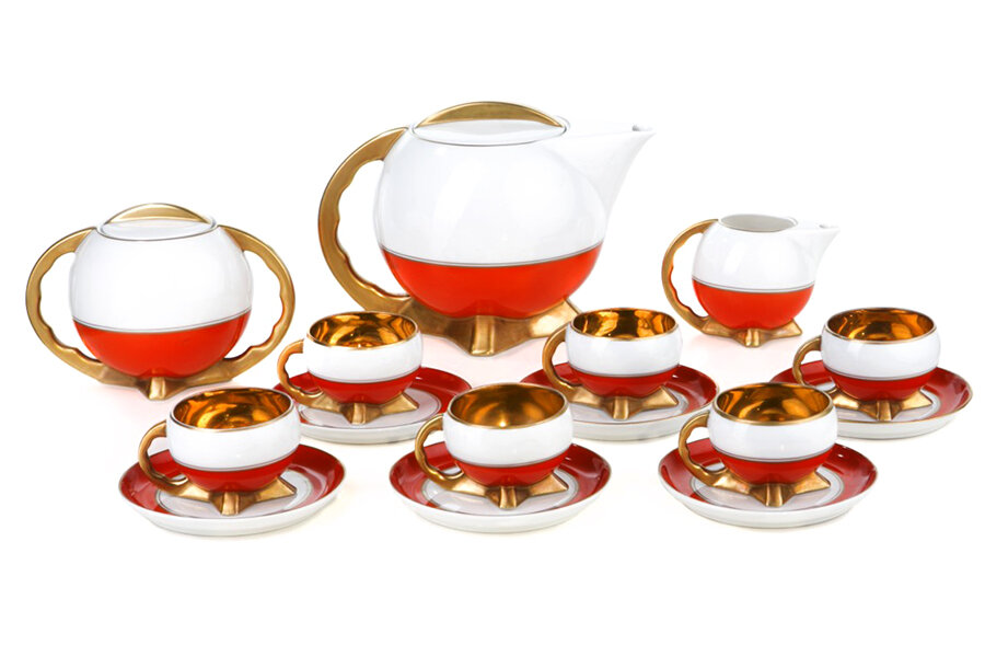 Кофейный сервиз «Kula» («Шар»). Н.д., Fabryka Porcelany AS Ćmielów. Автор формы Богдан Вендорф