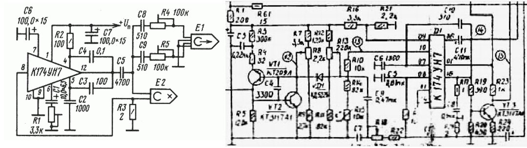 Усилитель на КУН7