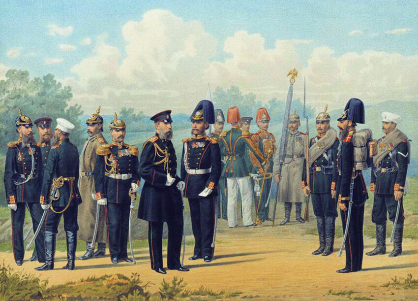 Гвардейские полки при Александре II