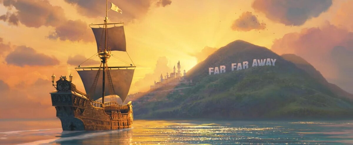 Момент из финала мультфильма "Кот в Сапогах 2:Последнее Желание"