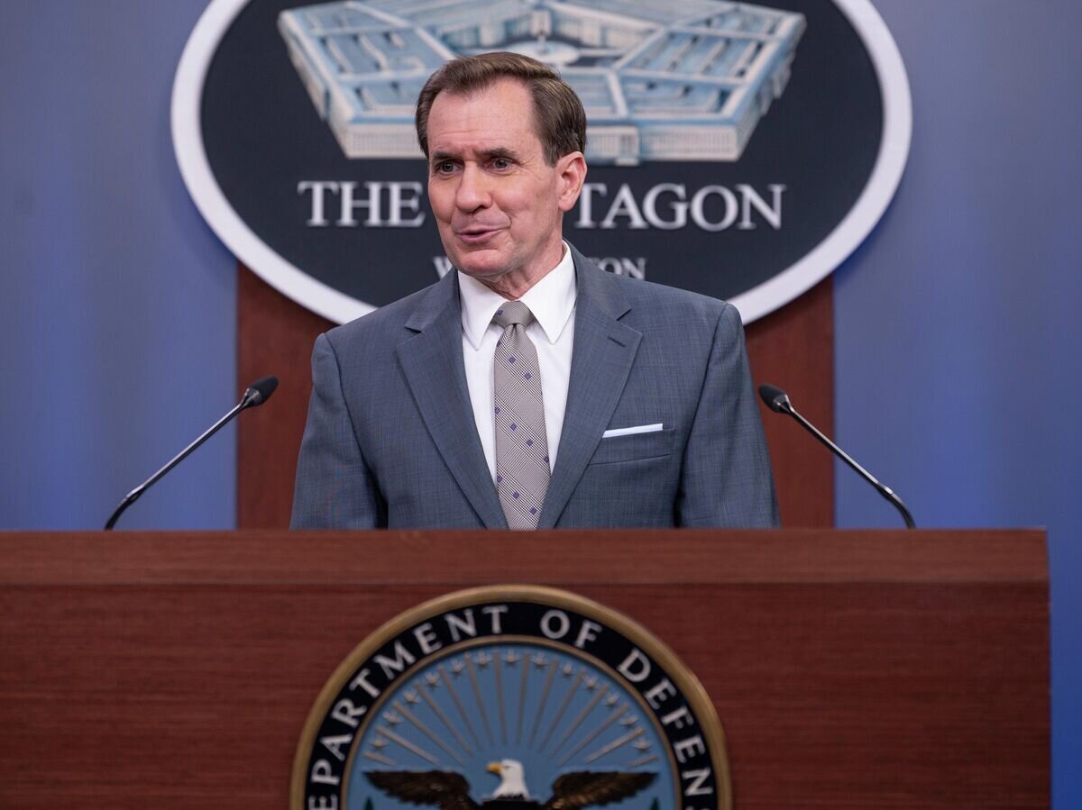    Официальный представитель Министерства обороны США Джон Кирби© Фото : DoD / Staff Sgt. Brittany Chase